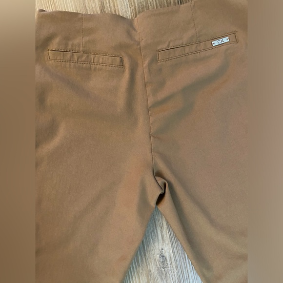 😍😍Calvin Klein Professional Camel Mid-Rise Stretch Flattering Women's Trousers - Picture 8 of 10